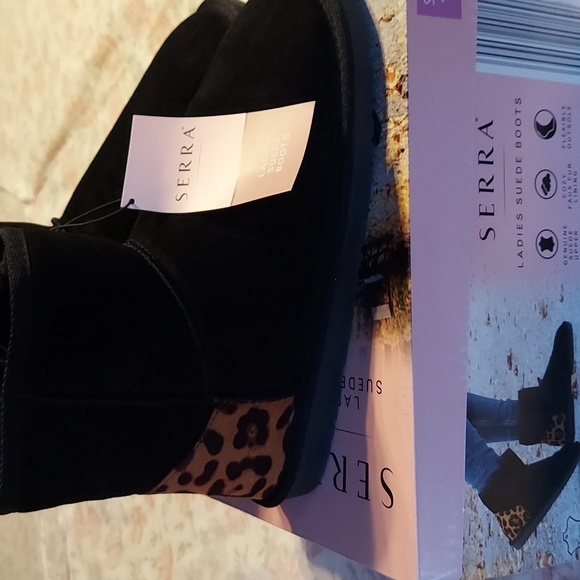 SIERRA LADIES SUEDE BOOTS - Picture 3 of 3